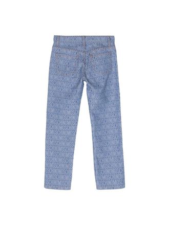 Moschino Cotton-Blend Denim Trousers - Denim