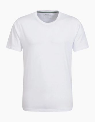 Mountain Warehouse Mens Mountain Warehouse Mens Flint Crew Neck T-Shirt - White - Size: 46