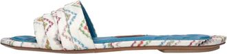 Missoni Gia Platte Schoenen - Dames - Sandalen - Veelkleurig - 41 EU - Leer - Schoenen