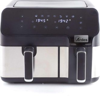 Ardes Freidora De Aire Caliente Doble Ardes Arfrya03d 9 L Independiente Acero Inoxidable Negro