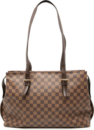 Louis Vuitton Pre-owned Womens Damier Ebene Chelsea - Tan Textile - One Size