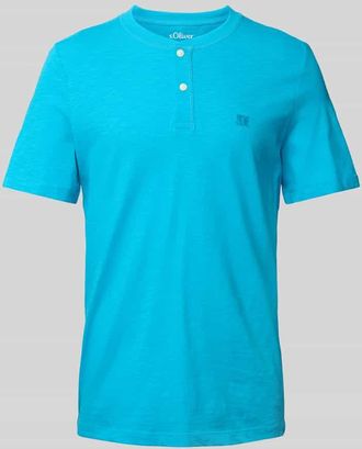 s.Oliver Red Label Regular Fit T-Shirt aus reiner Baumwolle in Ocean, Gr&ouml;&szlig;e L