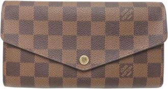 Louis Vuitton Pre-owned Long wallet (bi-fold) - Dames - Vintage Accessoires - Bruin - ONE Size - Vintage