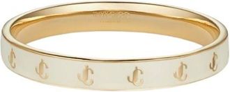 Jimmy Choo London Jc Enamel Bangle, Size Large