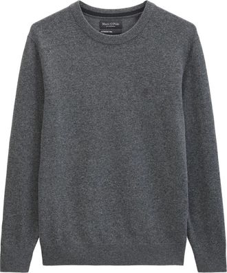 Marc O'Polo Knit Pullovers Longsleeve - Heren - Ronde hals truien - Grijs - 3XL - Katoen - Truien & Vesten