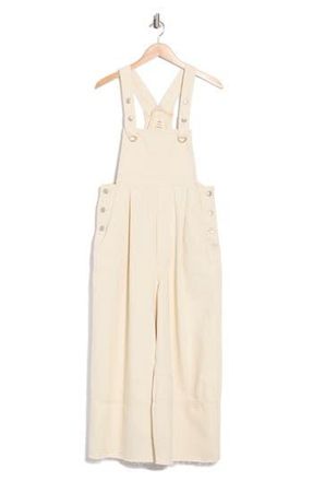 Free People Rambler Overalls in Cream at Nordstrom Rack, Size X-Small
