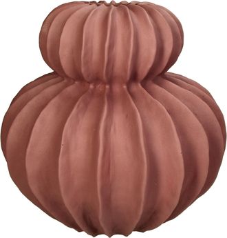 Schubiger M&ouml;bel Vase Polyresin, Mauve H: 30 cm