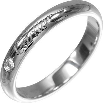 Cartier Platinum Platinum 950 Band Ring (Pre-Owned)