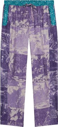 Pierre-Louis Mascia Pantaloni Aloe - Viola