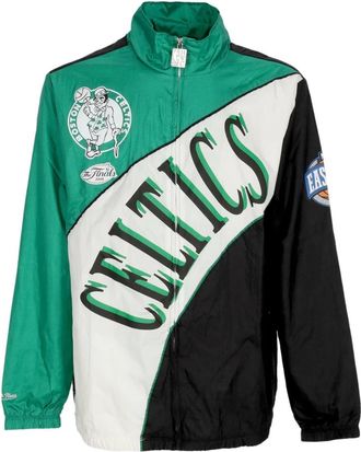 Mitchell & Ness NBA Gebogen Retro Windjack - Heren - Zomerjassen - Veelkleurig - XL - Polyester - Jassen