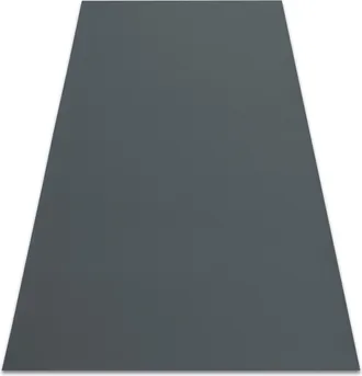 RugsX Tappeto Spessa Gommata Rumba 1720 Colore Unico Grafite Grey 200x600 Cm