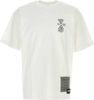Yohji Yamamoto White Crew Neck T-Shirts