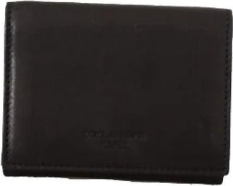 Dolce & Gabbana Tweedehands leren portemonnees - Dames - Vintage Accessoires - Zwart - ONE Size - Vintage