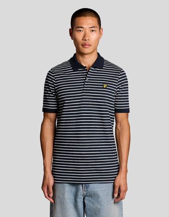 Lyle & Scott Lyle And Scott Mens Pique Breton Polo Shirt - Size: 44