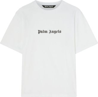 Palm Angels White Logo T-shirt