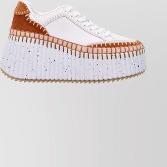 Chloé nama sneakers with double platform sole