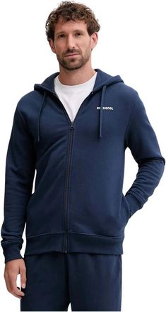 Rossignol Presset Hoodie - Heren - Sportshirts - Blauw - S - Katoen - Fitness