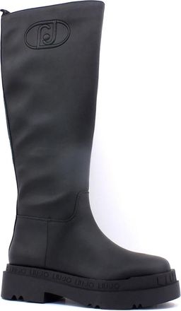 Liu Jo High Boot - Dames - Hoge Laarzen - Zwart - 35 EU - Leer - Schoenen
