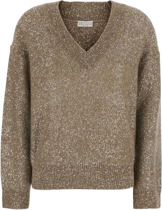 Brunello Cucinelli Donna, Maglie, Beige, M, new