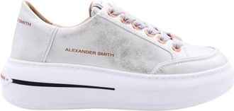Alexander Smith Stijlvolle Sneaker voor Mannen en Vrouwen - Dames - Sneakers - Grijs - 39 EU - Schoenen