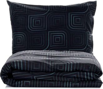 OEM Funda N&oacute;rdica, Funda N&oacute;rdica, Ropa De Cama Set Azul Petr&oacute;leo