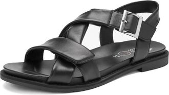 Ara Womens Ember Criss Cross Sandals In Black