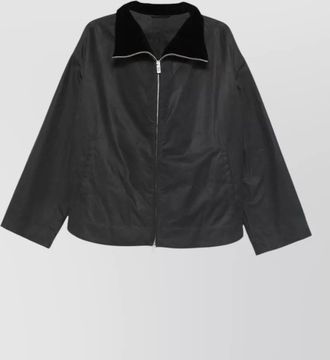 Toteme high collar blazer long sleeves pockets