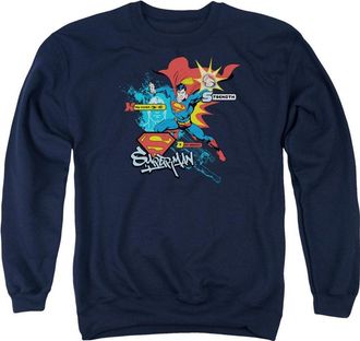 Gildan Superman Abilities Adult Crewneck Sweatshirt