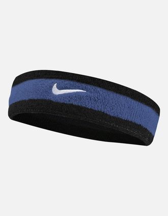 Nike Swoosh Stretch Headband - Black/Blue/Multi - Size: ONE size