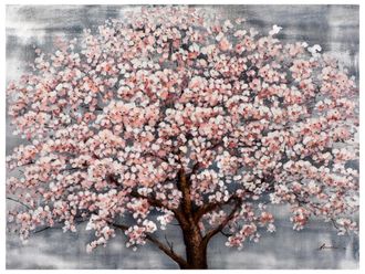 Schubiger M&ouml;bel Bild Bl&uuml;hender Baum mit Hochglanz 1