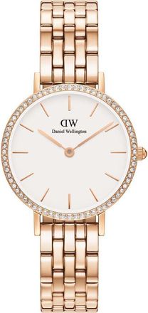 Daniel Wellington Womens DW00100666 Ladies Petite Lumine Rose Gold 28mm Watch - One Size