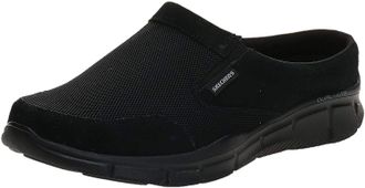 Skechers Sport Mens Equalizer Coast to Coast Mule, Black, 10.5 Wide