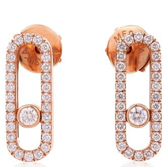 Messika Move Uno Diamond Pave Earrings