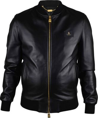 Billionaire Boys Club Leren jas Zwart