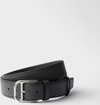 Prada Saffiano leather belt