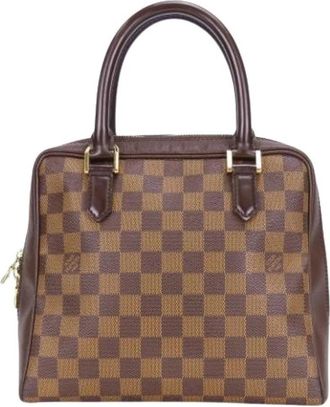 Louis Vuitton Pre-owned Canvas Handtas - Dames - Vintage Handtas - Bruin - ONE Size - Vintage