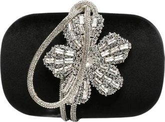 Twentyfourhaitch Bolso de Sat&eacute;n - Bags - Mujer - Negro - ONE SIZE