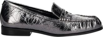 Michael Kors Schoenen, Dames, Grijs, 36 EU, Leer, Carlson Loafer