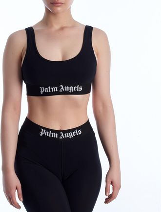 Palm Angels Dames Sporttop met Logo PWVO010C99FAB0011001