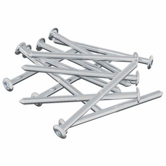 vidaXL Tornillo 1200 Pcs Plateado M6 X 85 Mm Acero Vidaxl