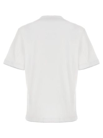 Brunello Cucinelli Double Layer Cotton T-Shirt - White