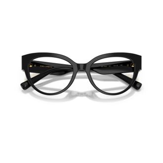 Dolce & Gabbana Glasses, female, Black, Size: 54 MM Cat-eye Optical Frame