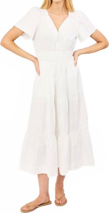 Marea Annabelle Maxi Dress In White