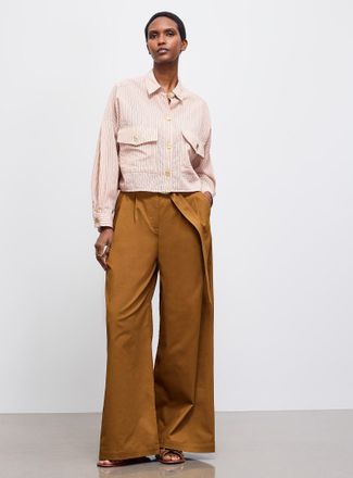 Sessun Womens Riva belted pant Fit: Wide leg, high rise