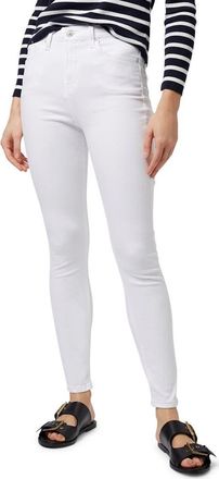 Topshop Jamie High Waist Skinny Jeans in White at Nordstrom, Size 28W X 30L