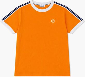 Sergio Tacchini Mens Sergio Tacchini Pino Ringer T-Shirt Orange Pepper/White - Size: 38