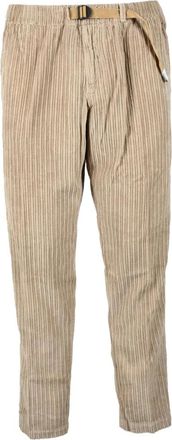 White Sand Slim-fit Trousers, male, Beige, Size: XL Pants
