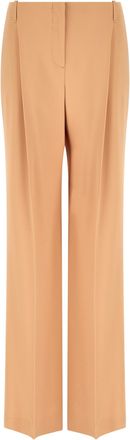 Ermanno Scervino Beige Acetate Casual Womens Pants