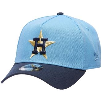 New Era Womens Houston Astros Astros 9Forty A-Frame Cap - Adult Blue/Navy/Gold