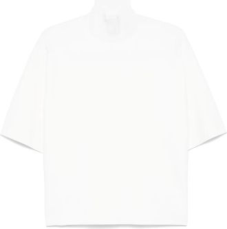 Theory T-shirt a collo alto - Bianco